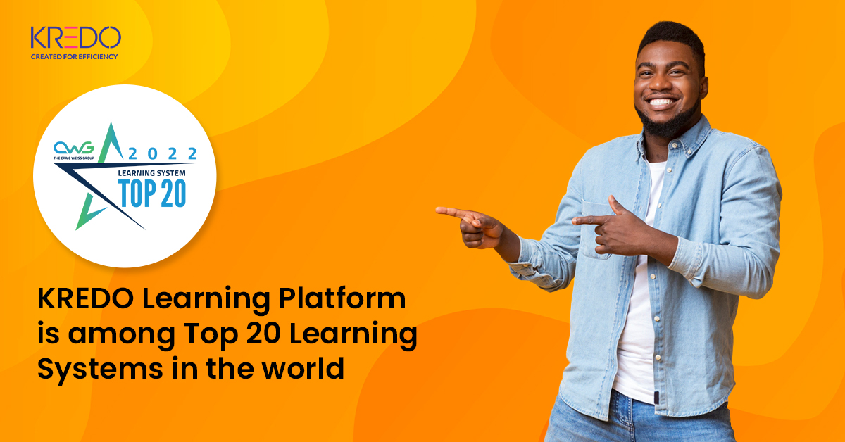 KREDO Learning Platform is among Top 20 Learning Systems in the world